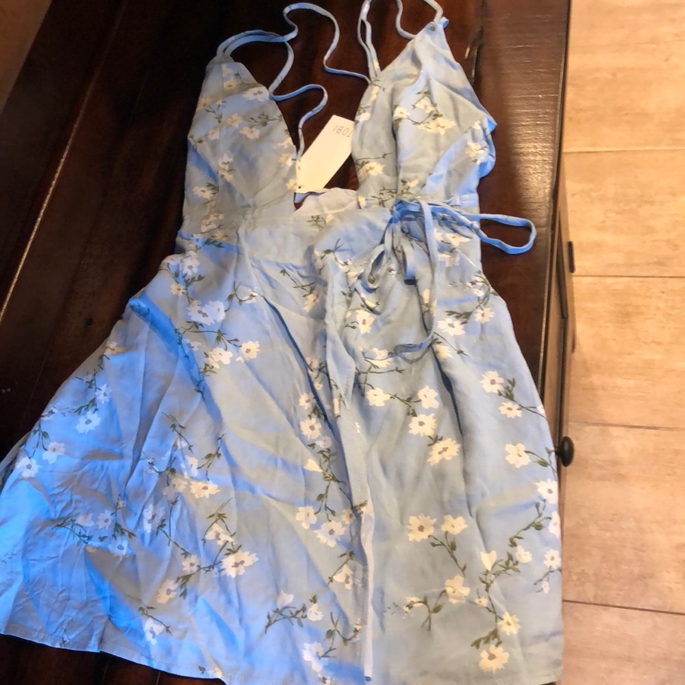 Floral print shift dress